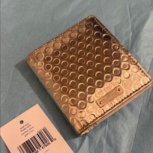 Kate Spade Metallic Gold Dot Wallet